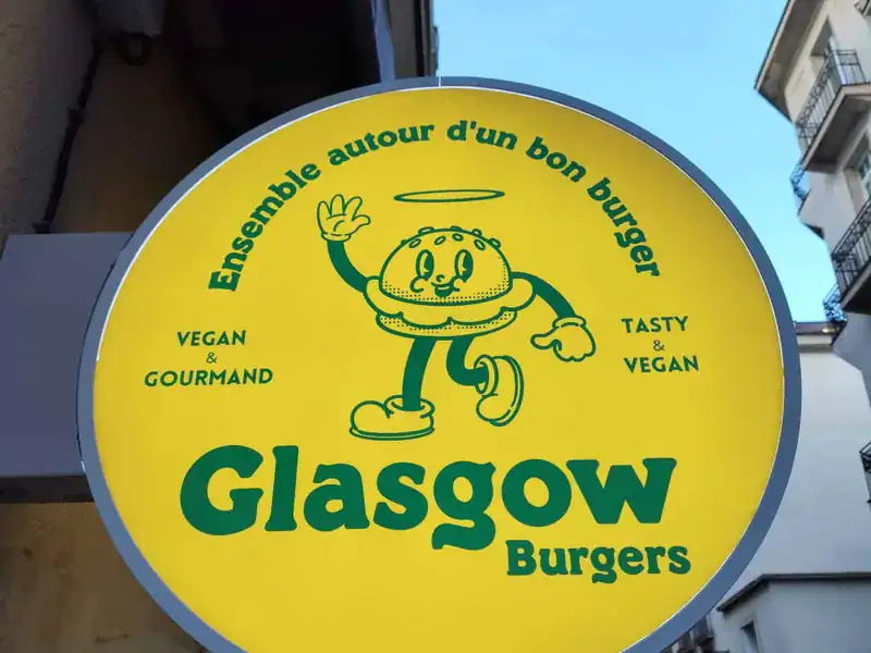 L'enseigne « Glasgow Burgers », burgers 100 % végétaux