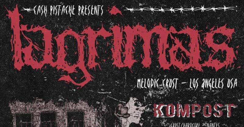 Lagrimas + Kompost + Crovercops chez Cold Crash