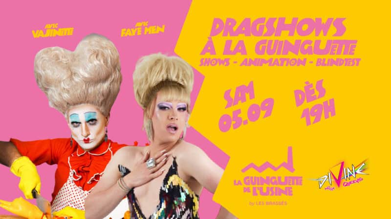 Drag shows à la guinguette de l&rsquo;Usine !
