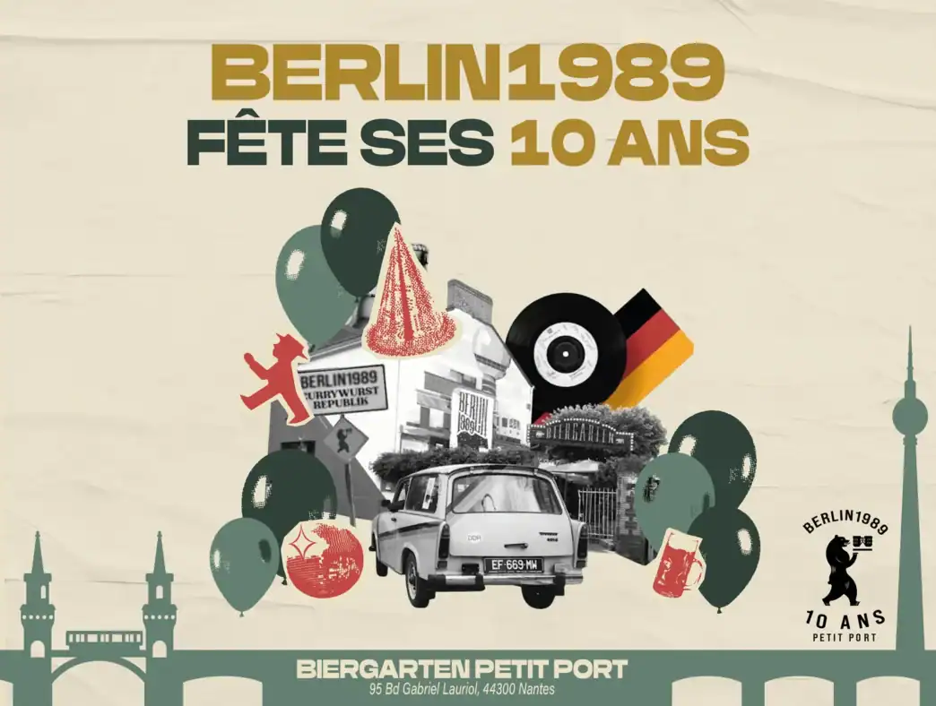 Berlin 1989 célèbre 10 ans de fête allemande à Nantes !
