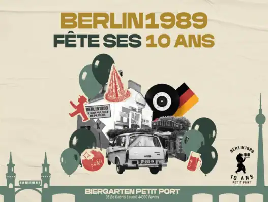 Berlin 1989 célèbre 10 ans de fête allemande à Nantes !