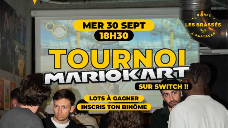 Tournoi de MarioKart au Restaurant Les Brassés