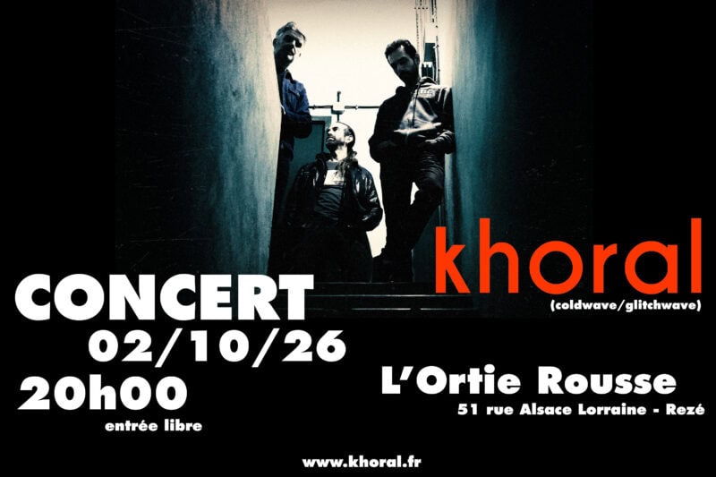 Soirée Cold Wave à l&rsquo;Ortie Rousse avec le groupe Khoral