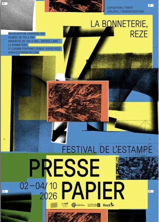 Affiche festival de l'Estampe