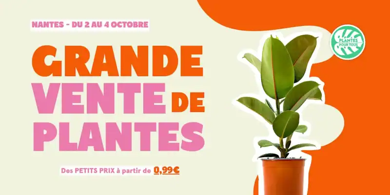 Grande vente de plantes