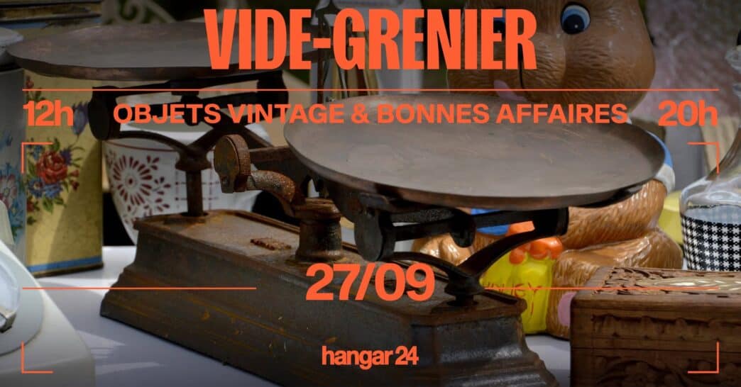 Vide-grenier au Hangar 24