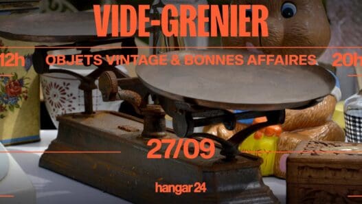 Vide-grenier au Hangar 24