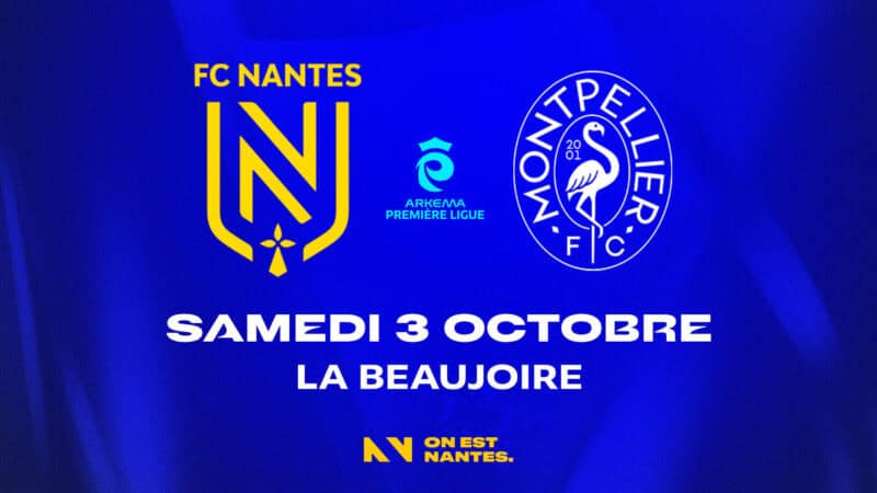 Football féminin  : FC Nantes vs Montpellier FC 