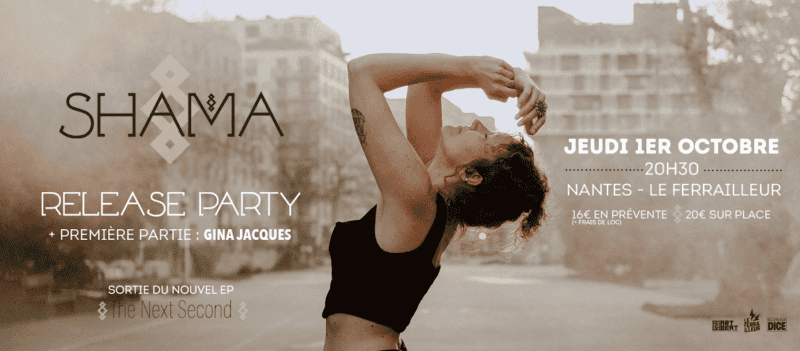 SHAMA : Release party au Ferrailleur