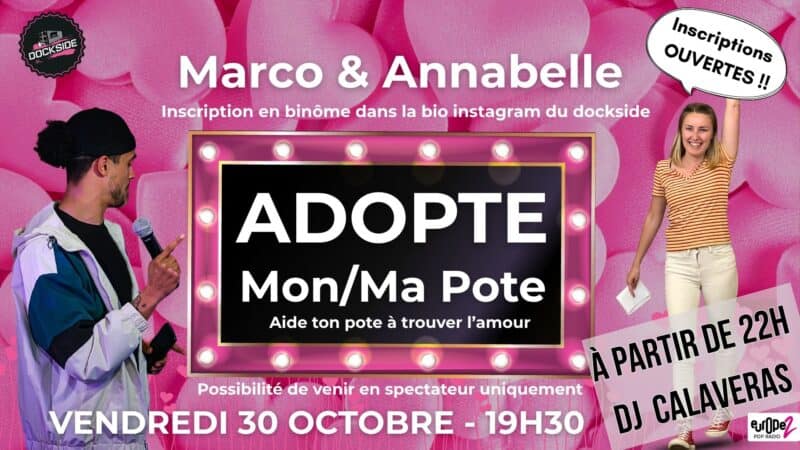 Soirée « adopt’mon/ma pote » édition 5 – pitch dating + Dj Calaveras