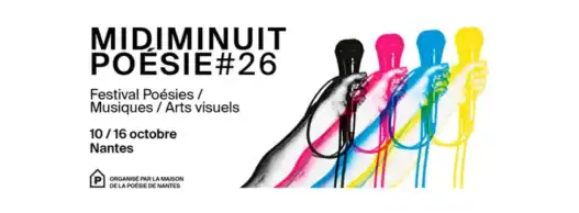 Affiche festival midi minuit poésie