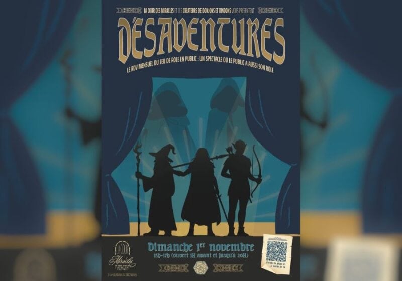 Désaventures – Jeu de rôle en public mensuel
