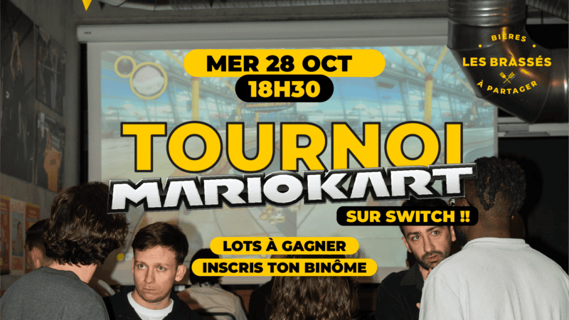 Tournoi de Mariokart au Restaurant Les Brassés