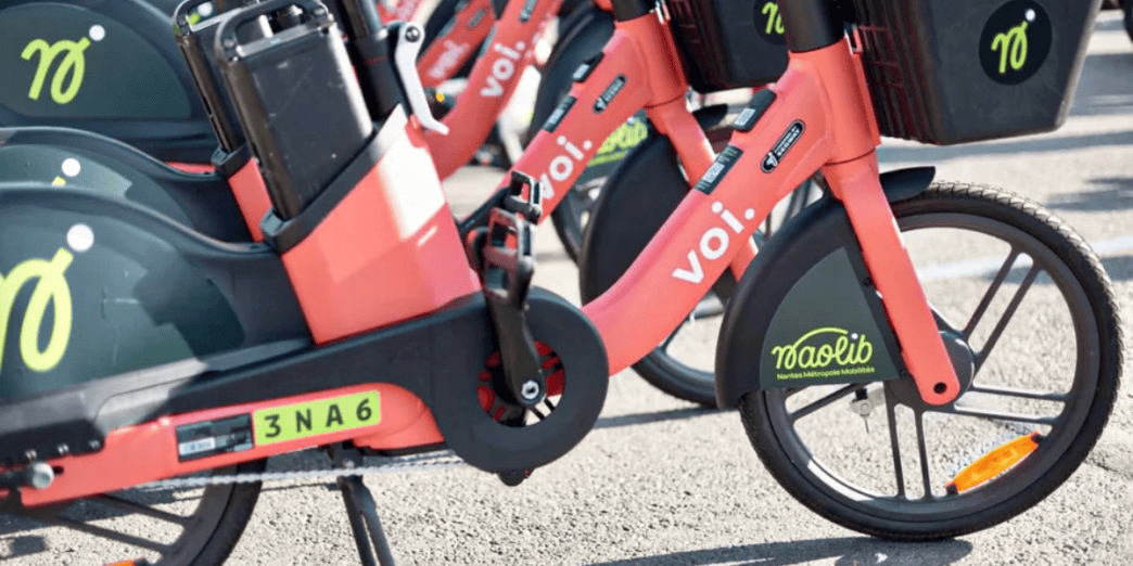 2400 vélos électriques Voi débarquent à Nantes !
