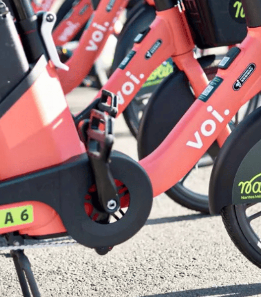 2400 vélos électriques Voi débarquent à Nantes !