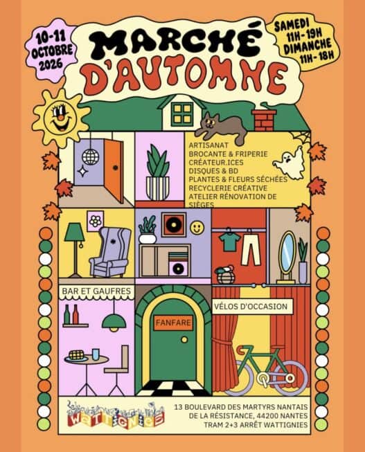 Affiche marché du Wattignies