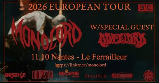 Affiche concert Monolord + Dopelord