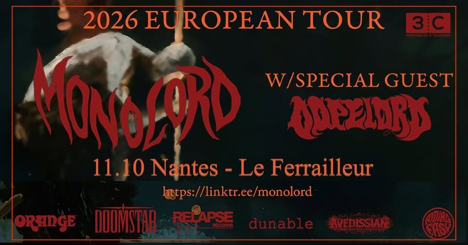 Affiche concert Monolord + Dopelord