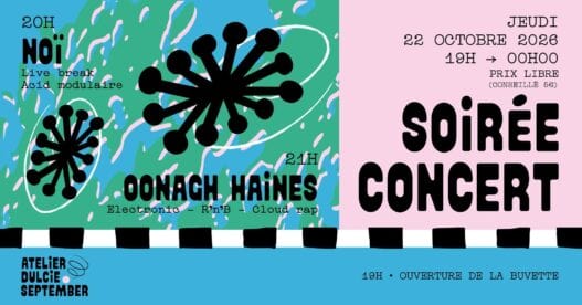 Soirée concert Noï x Oohagh Haines - 22 octobre