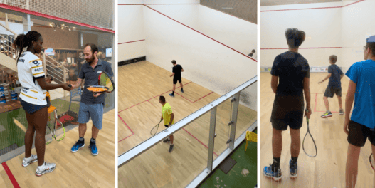Une séance d'initiation au squash offerte à Nantes avec Play Squash