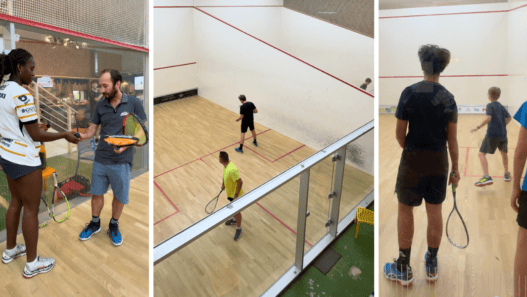 Une séance d'initiation au squash offerte à Nantes avec Play Squash