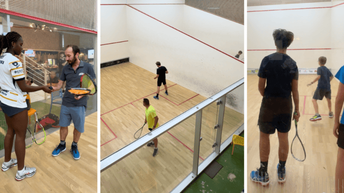 Une séance d'initiation au squash offerte à Nantes avec Play Squash