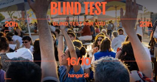 Affiche blind test hangar 24