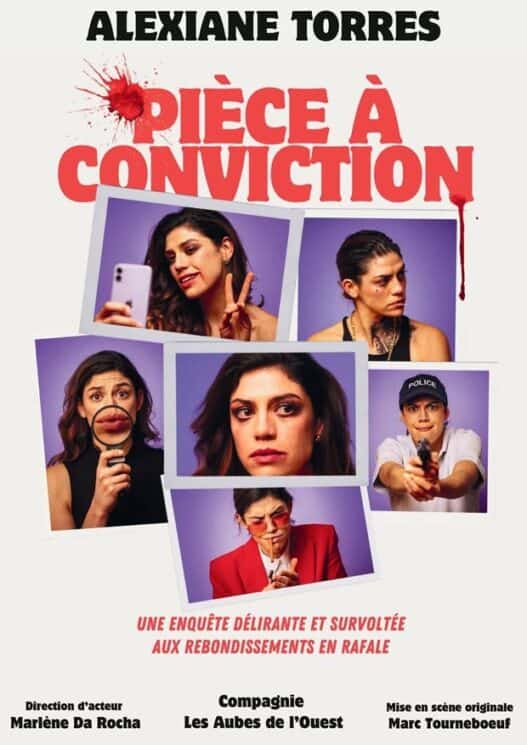 Affiche pièce à conviction