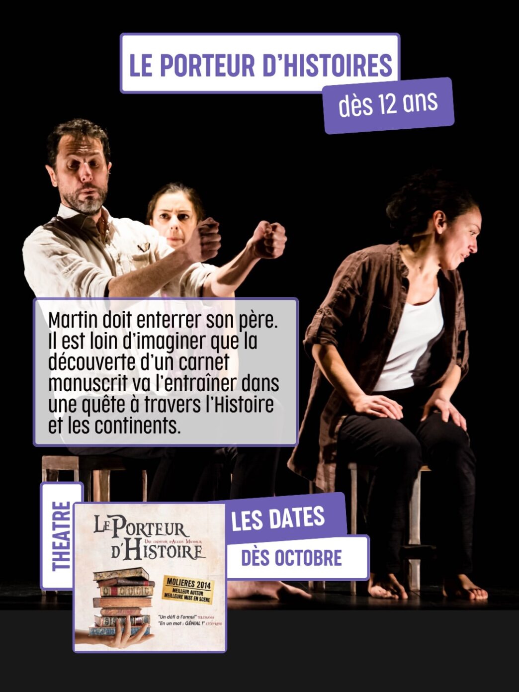 Affiche le porteur d'Histoire
